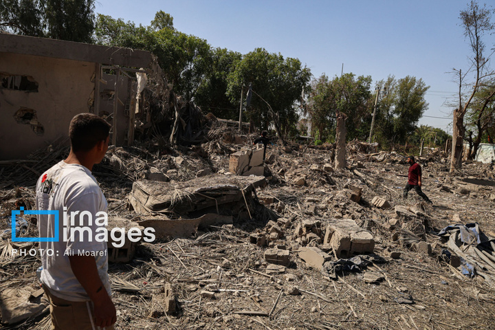 حمله موشکی به مجموعه رفاهی گردشگری ریتاج اهواز