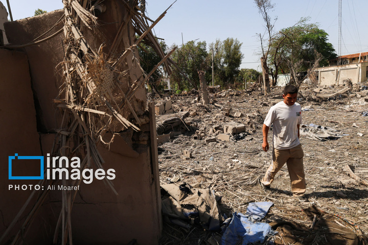 حمله موشکی به مجموعه رفاهی گردشگری ریتاج اهواز