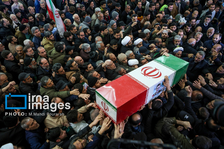 تشییع پیکر سردار شهید علی‌محمد نائینی