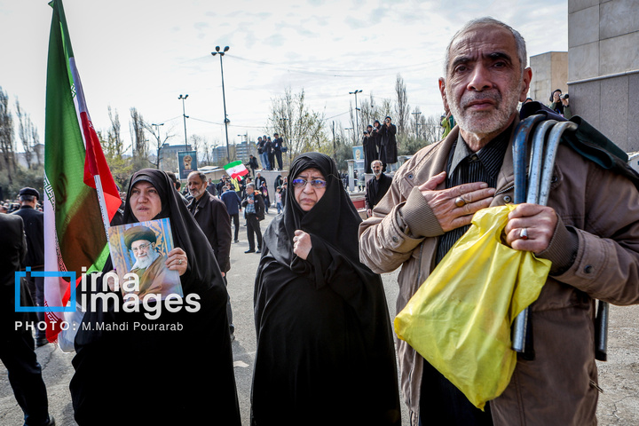 تشییع پیکر سردار شهید علی‌محمد نائینی