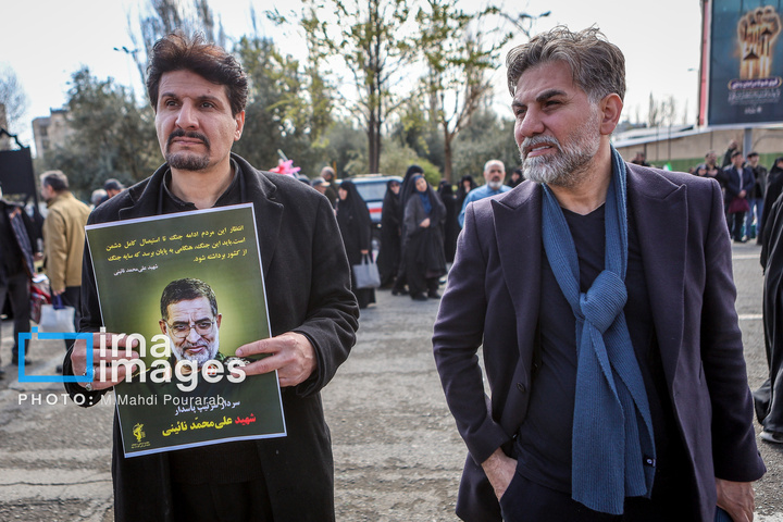 تشییع پیکر سردار شهید علی‌محمد نائینی