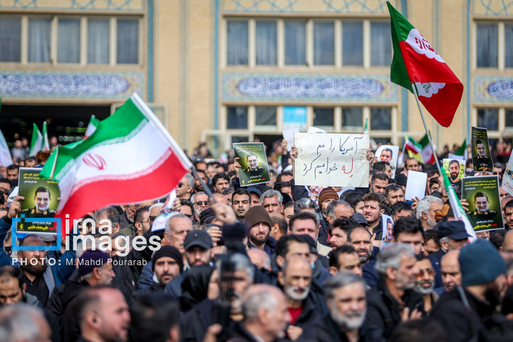 تشییع پیکر سردار شهید علی‌محمد نائینی