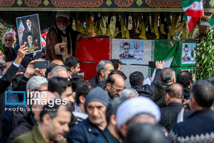 تشییع پیکر سردار شهید علی‌محمد نائینی