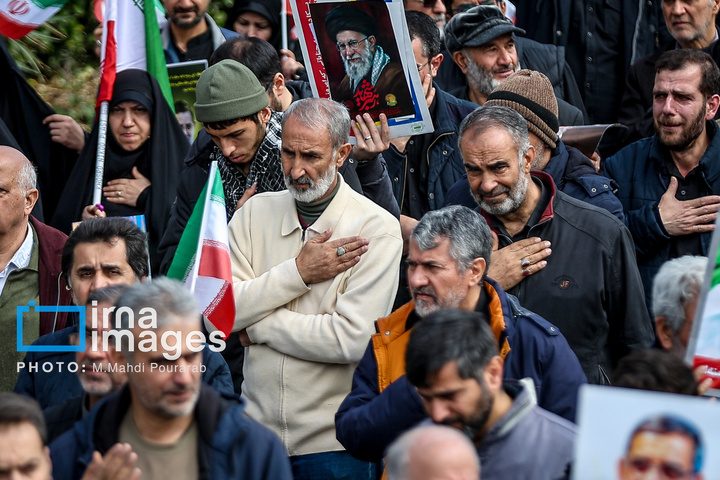 تشییع پیکر سردار شهید علی‌محمد نائینی