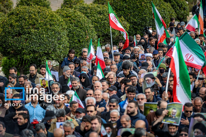 تشییع پیکر سردار شهید علی‌محمد نائینی