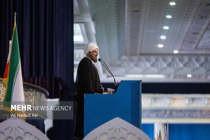 اقامه نماز عید سعید فطر در مصلای تهران