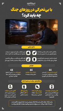 با بی‌تحرکی در روزهای جنگ چه باید کرد؟