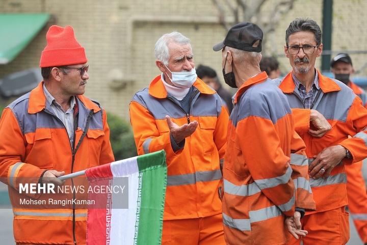 تشییع پیکر مطهر پاکبان شهید حسن خیران در تهران