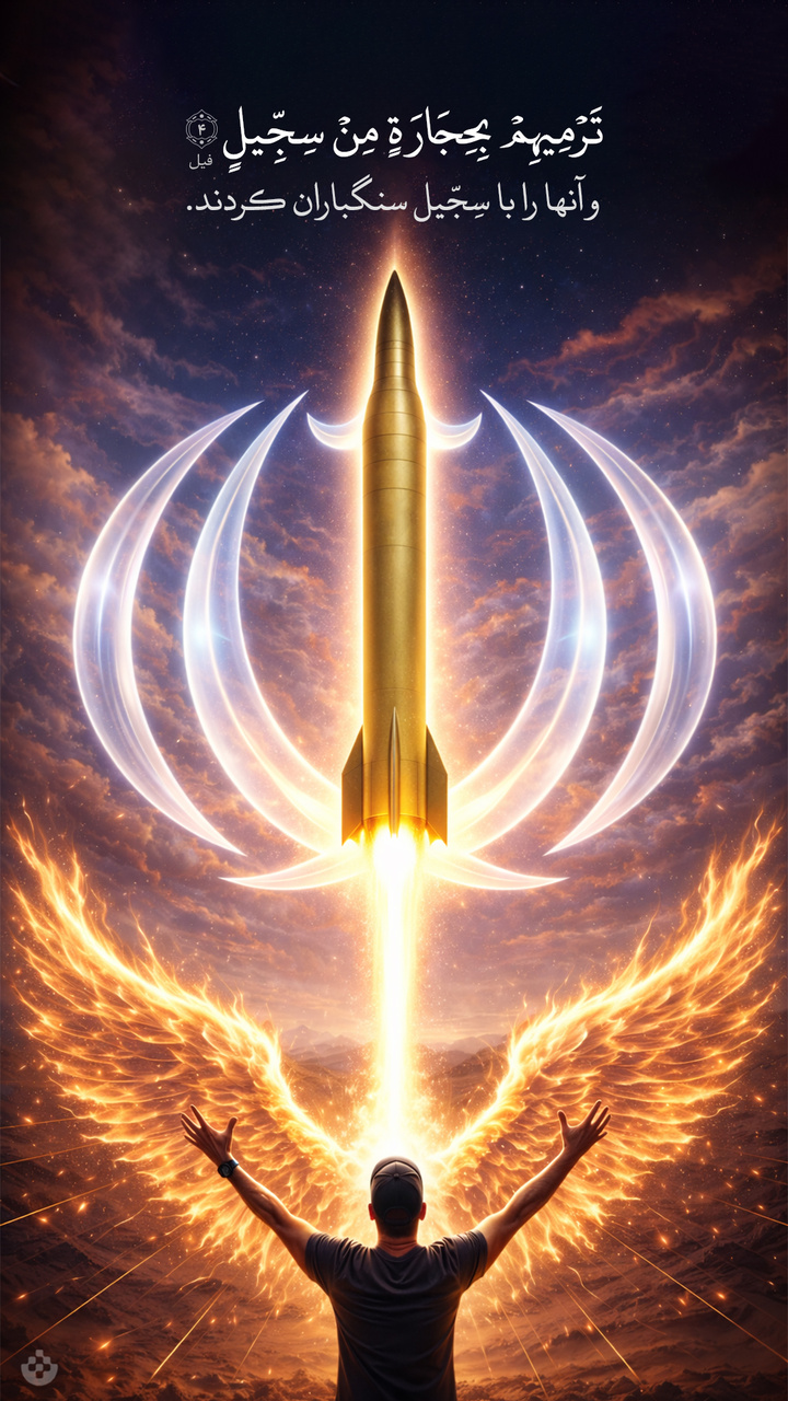 و آنها را با سِجّیل [گل سخت] سنگباران کردند...