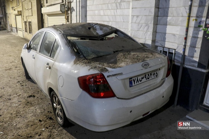 حمله موشکی آمریکایی اسرائیلی به چند منزل مسکونی در تبریز