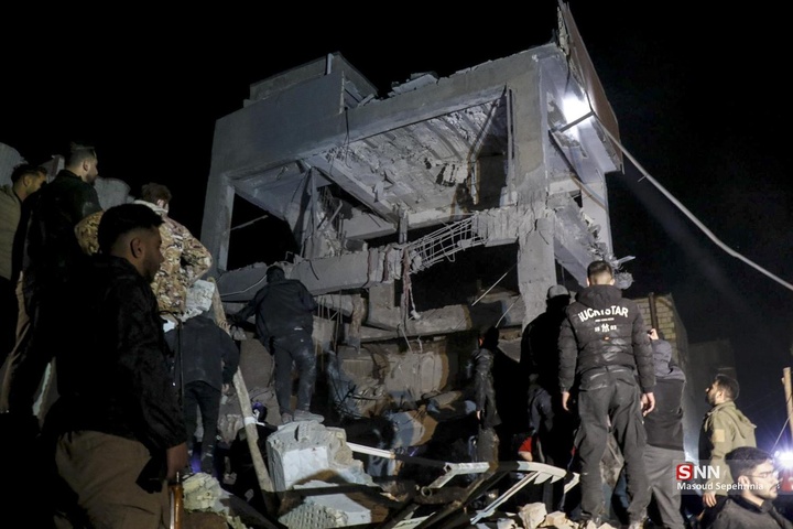 حمله موشکی آمریکایی اسرائیلی به چند منزل مسکونی در تبریز