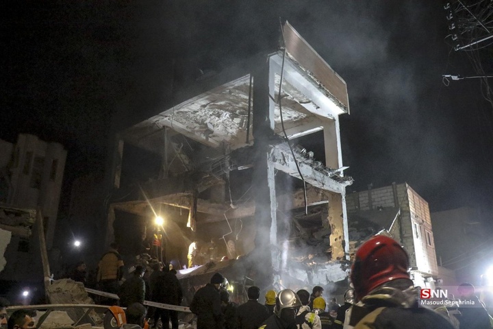 حمله موشکی آمریکایی اسرائیلی به چند منزل مسکونی در تبریز