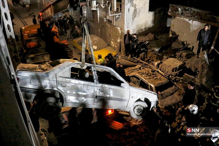 حمله موشکی آمریکایی اسرائیلی به چند منزل مسکونی در تبریز