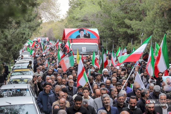 تشییع شهدای حملات آمریکایی اسرائیلی در اصفهان