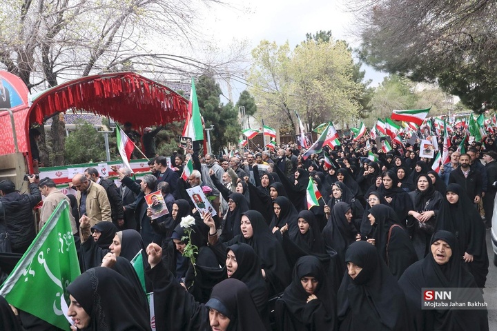 تشییع شهدای حملات آمریکایی اسرائیلی در اصفهان