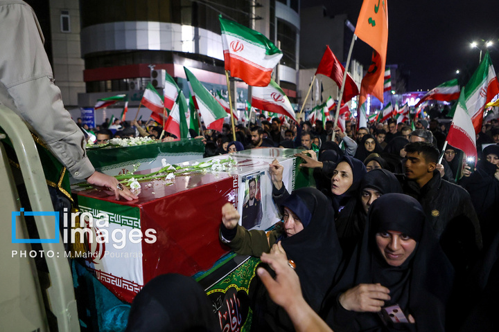 راهپیمایی و تشییع شهدای حملات آمریکا و رژیم صهیونیستی در کرج