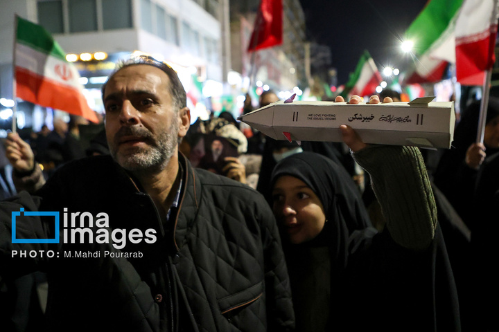 راهپیمایی و تشییع شهدای حملات آمریکا و رژیم صهیونیستی در کرج