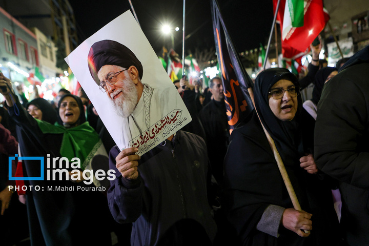 راهپیمایی و تشییع شهدای حملات آمریکا و رژیم صهیونیستی در کرج