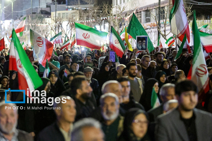 راهپیمایی و تشییع شهدای حملات آمریکا و رژیم صهیونیستی در کرج