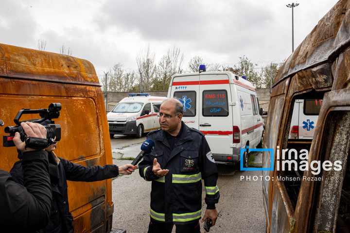 تخریب اورژانس و خروج آمبولانس ها از چرخه خدمت