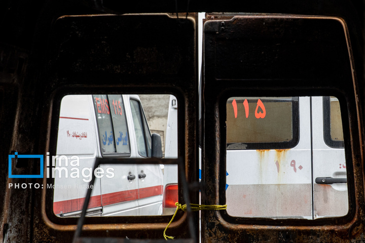 تخریب اورژانس و خروج آمبولانس ها از چرخه خدمت