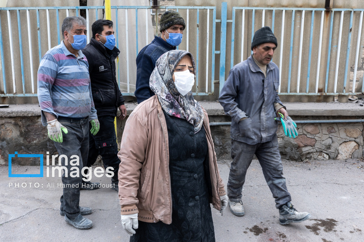 آثار حمله آمریکایی ـ صهیونی ‌در خانه‌های سازمانی راه‌آهن تبریز