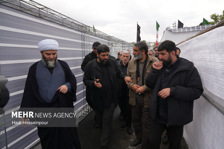 حضور رئیس سازمان تبلیغات اسلامی در معراج شهدا