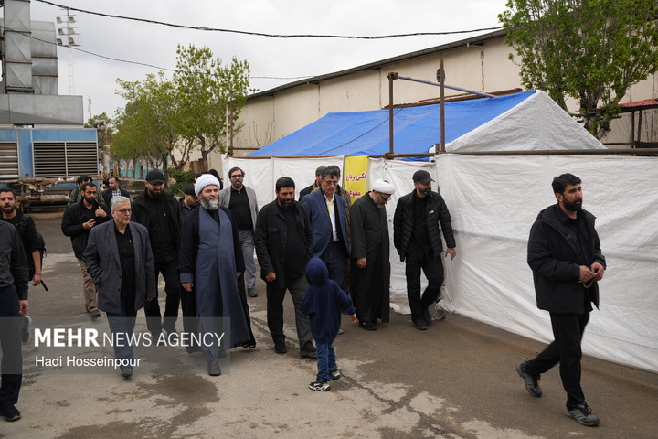 حضور رئیس سازمان تبلیغات اسلامی در معراج شهدا