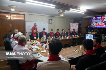 عضویت اعضای تیم ملی هندبال ساحلی ایران در سازمان هلال احمر