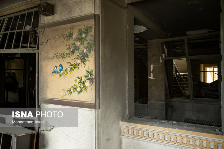 خسارات ناشی از تجاوز هوایی آمریکایی صهیونی به مدارس خمین