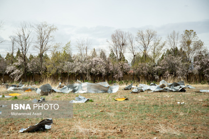 خسارات ناشی از تجاوز هوایی آمریکایی صهیونی به مدارس خمین