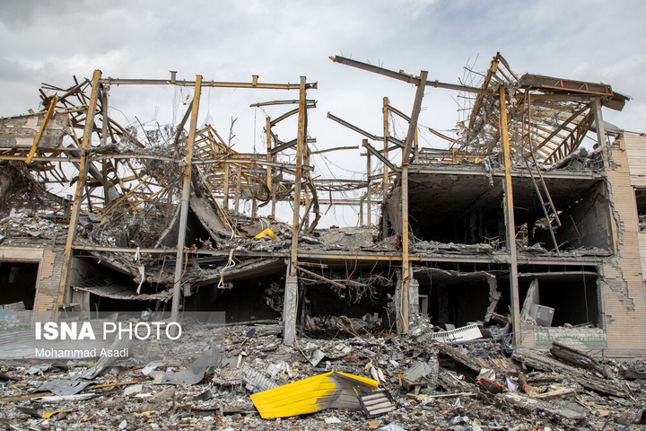 خسارات ناشی از تجاوز هوایی آمریکایی صهیونی به مدارس خمین