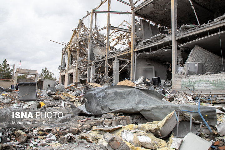 خسارات ناشی از تجاوز هوایی آمریکایی صهیونی به مدارس خمین