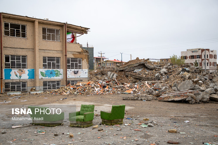 خسارات ناشی از تجاوز هوایی آمریکایی صهیونی به مدارس خمین