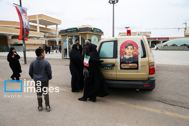 تشییع پیکر دانش‌آموز شهید در قم