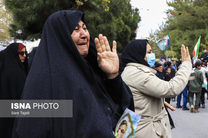 تشییع پیکر سردار شهید «امیر امیرمحمدی» - کرمان