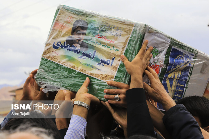 تشییع پیکر سردار شهید «امیر امیرمحمدی» - کرمان