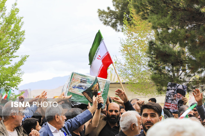 تشییع پیکر سردار شهید «امیر امیرمحمدی» - کرمان