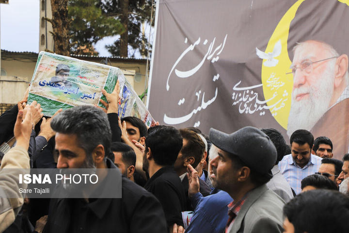 تشییع پیکر سردار شهید «امیر امیرمحمدی» - کرمان
