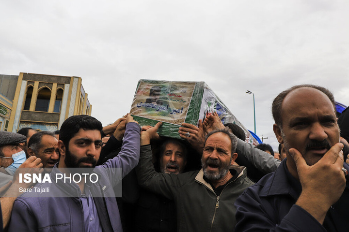 تشییع پیکر سردار شهید «امیر امیرمحمدی» - کرمان