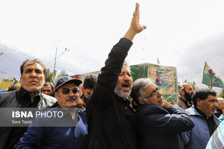 تشییع پیکر سردار شهید «امیر امیرمحمدی» - کرمان