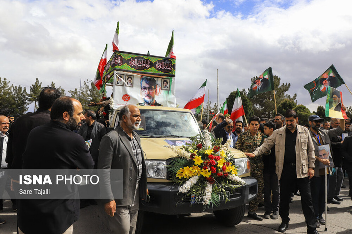 تشییع پیکر سردار شهید «امیر امیرمحمدی» - کرمان