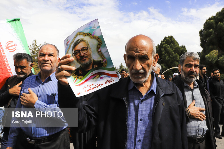 تشییع پیکر سردار شهید «امیر امیرمحمدی» - کرمان