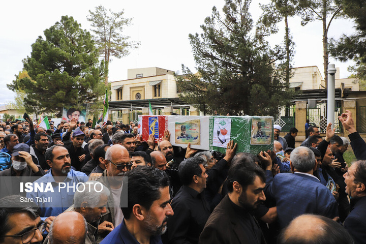 تشییع پیکر سردار شهید «امیر امیرمحمدی» - کرمان