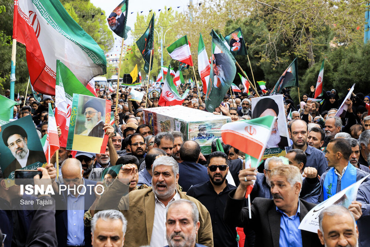 تشییع پیکر سردار شهید «امیر امیرمحمدی» - کرمان