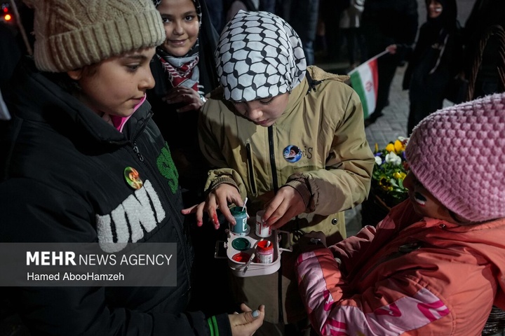 موکب دانشجویان در میدان جهاد همدان