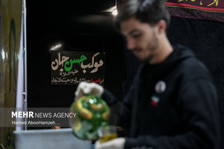 موکب دانشجویان در میدان جهاد همدان