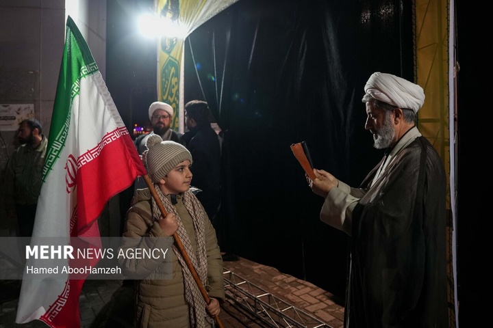 موکب دانشجویان در میدان جهاد همدان