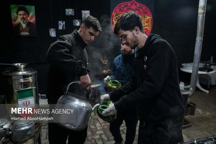 موکب دانشجویان در میدان جهاد همدان