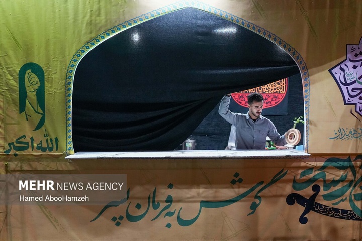 موکب دانشجویان در میدان جهاد همدان